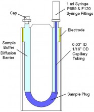 new diffusion barrier method to eliminate protein denaturation when measuring zeta potential using electrophoretic light scattering. 